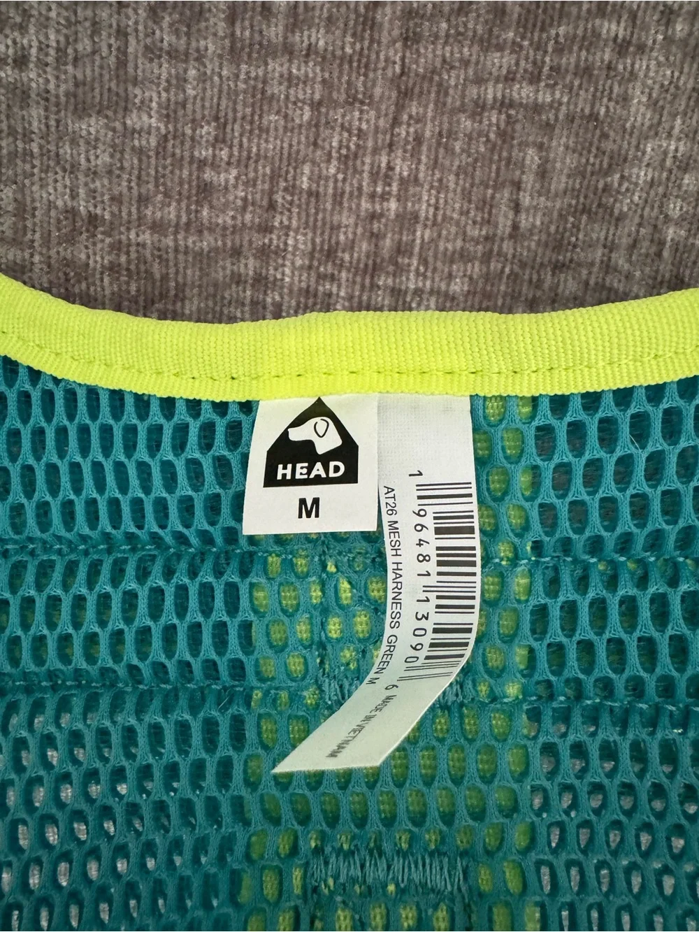 Arcadia Neon Yellow & Teal Mesh Reflective Dog Harness